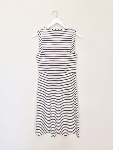 Agnes Navy & White Striped Tank Dress